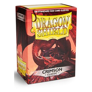 100 Dragon Shield Sleeves - Classic Crimson
