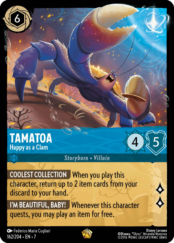 7ARI-162 Tamatoa - Happy as a Clam L