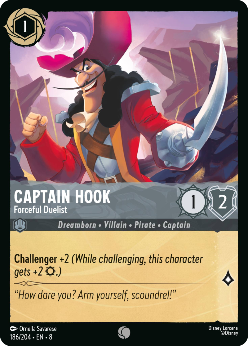 8JAF-186 Captain Hook - Forceful Duelist C