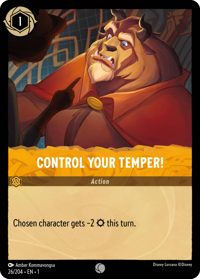 1TFC-26 Control Your Temper! C
