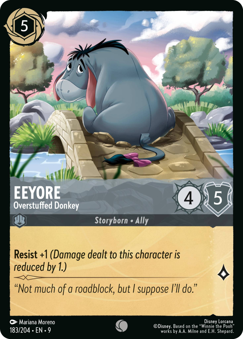 9FAB-183 Eeyore - Overstuffed Donkey C