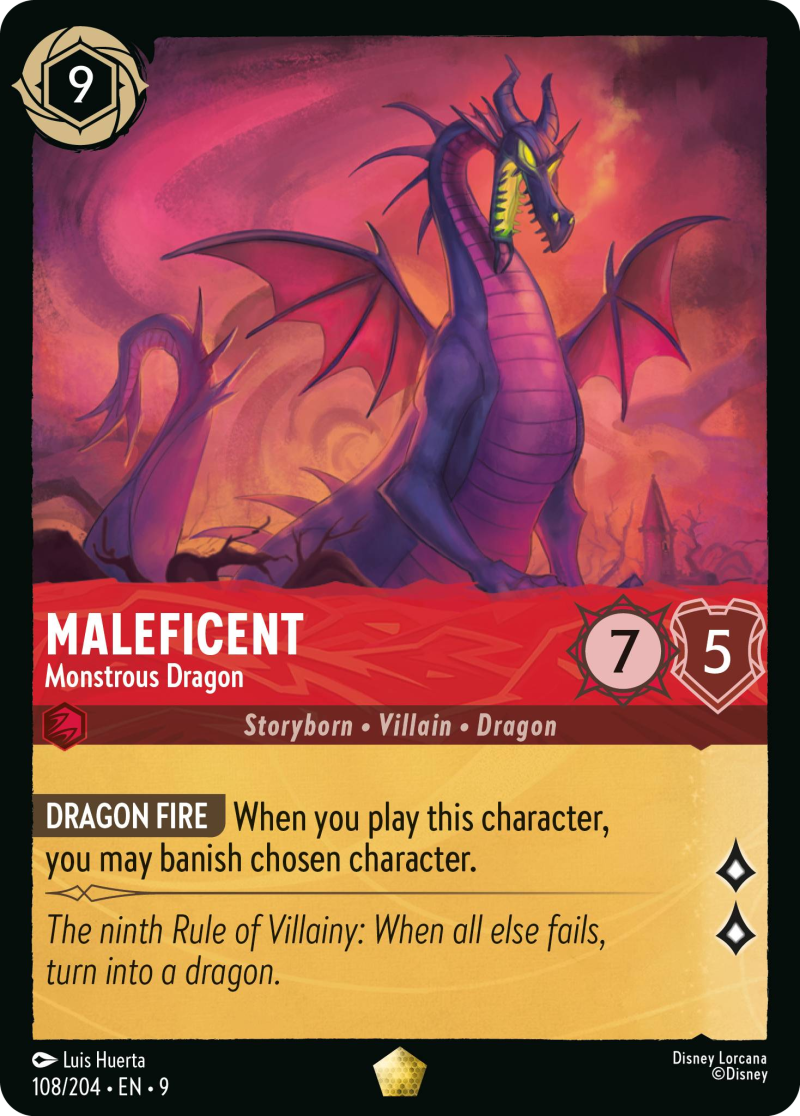 9FAB-108 Maleficent - Monstrous Dragon L