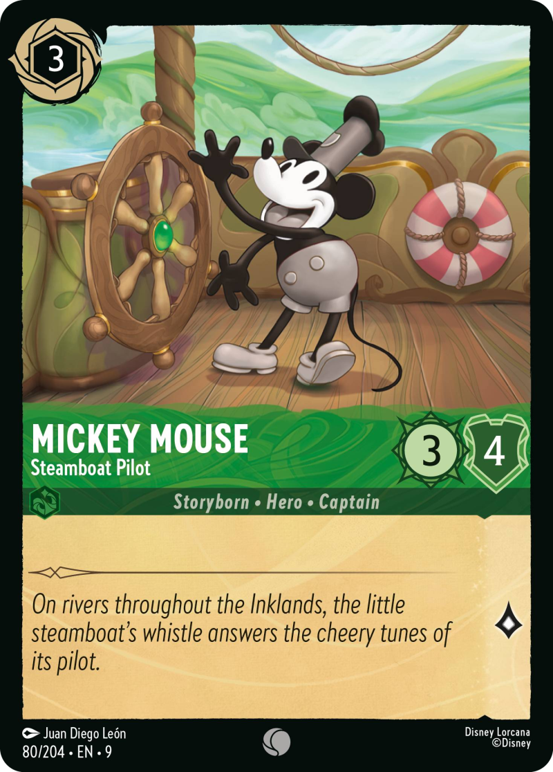 9FAB-80 Mickey Mouse - Steamboat Pilot C