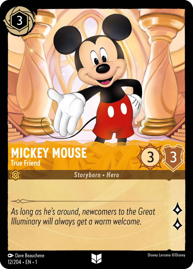 1TFC-12 Mickey Mouse - True Friend UC