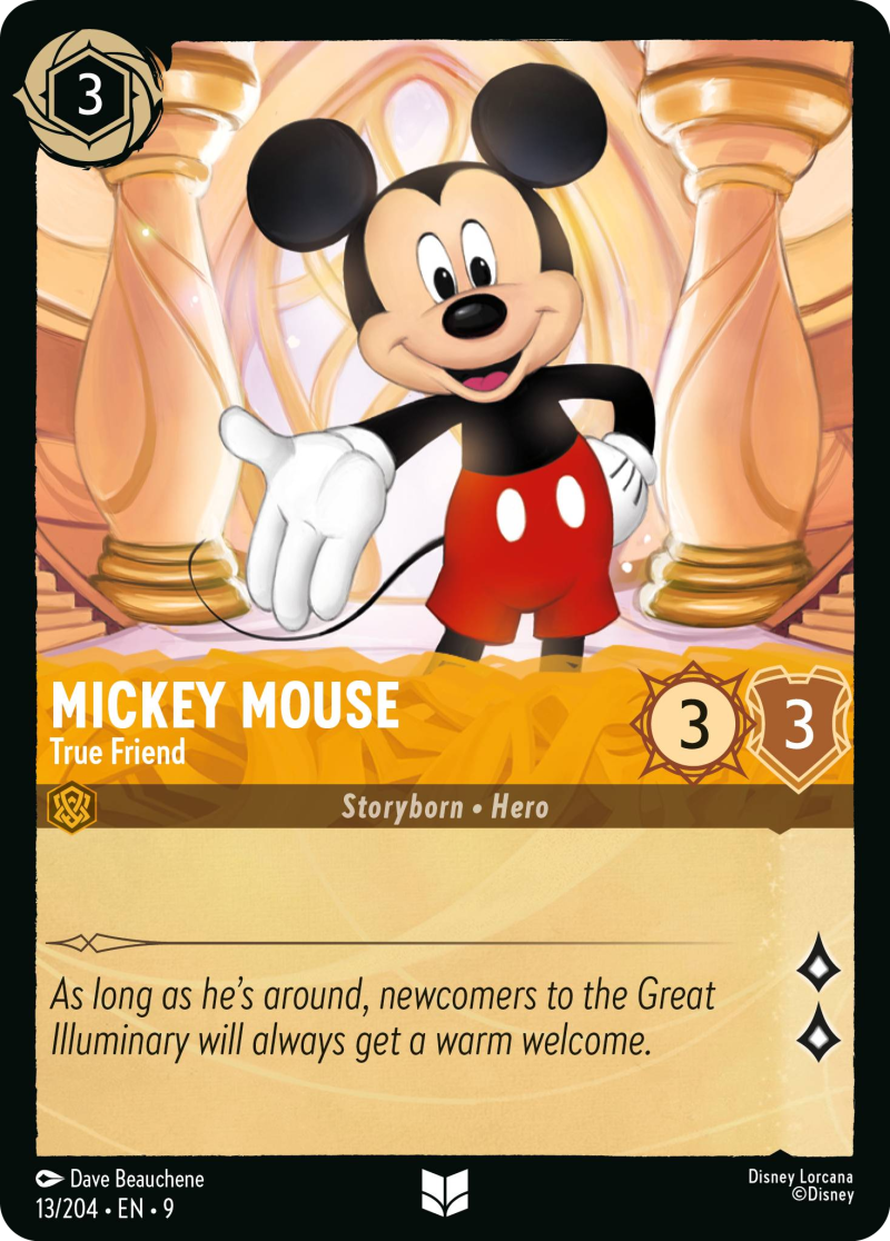 9FAB-13 Mickey Mouse - True Friend UC