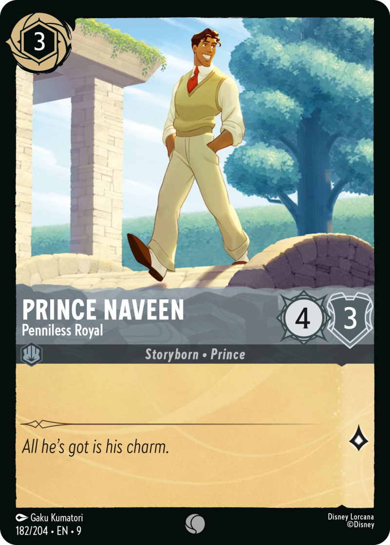 9FAB-182 Prince Naveen - Penniless Royal C