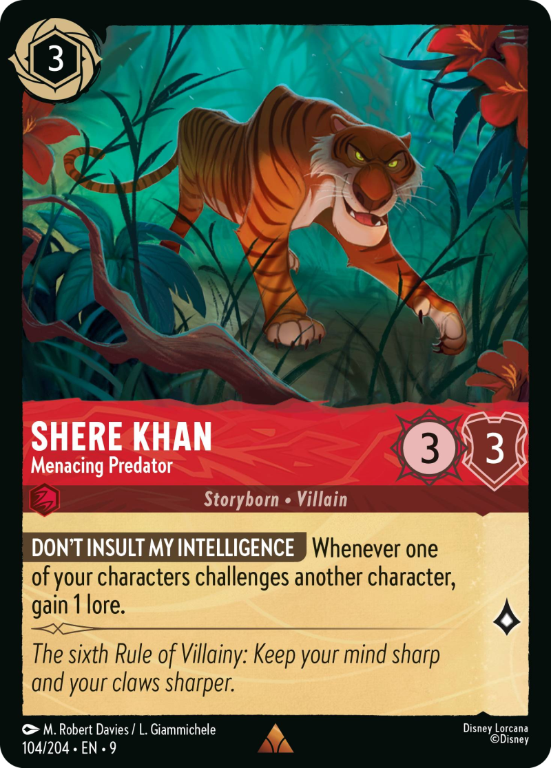 9FAB-104 Shere Khan - Menacing Predator R