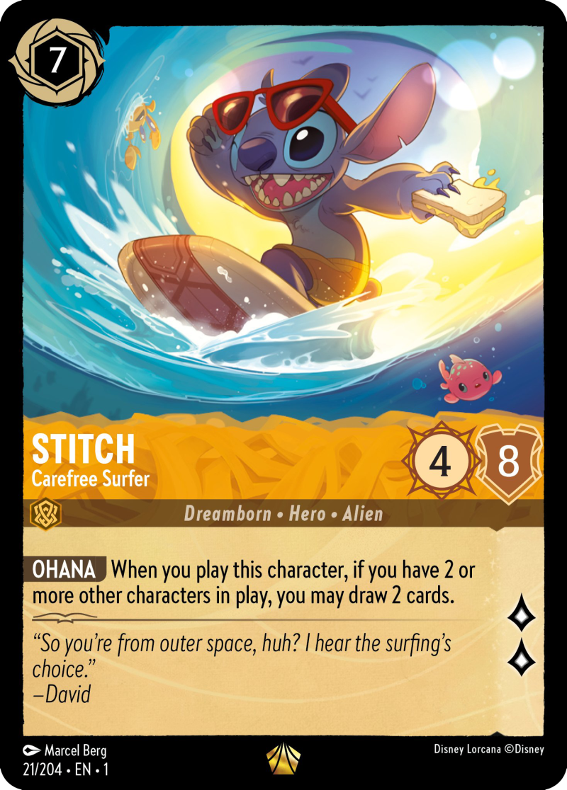 1TFC-21 Stitch - Carefree Surfer L