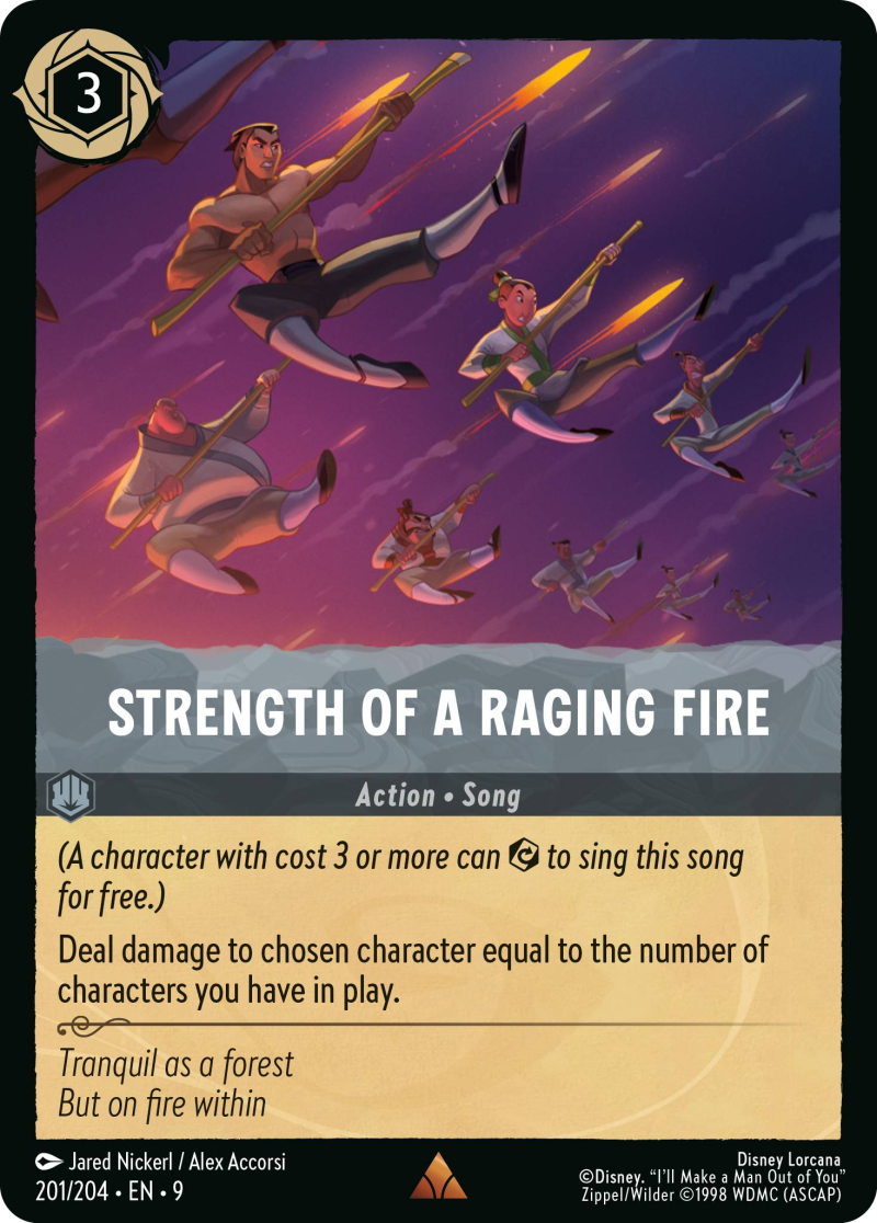9FAB-201 Strength of a Raging Fire R