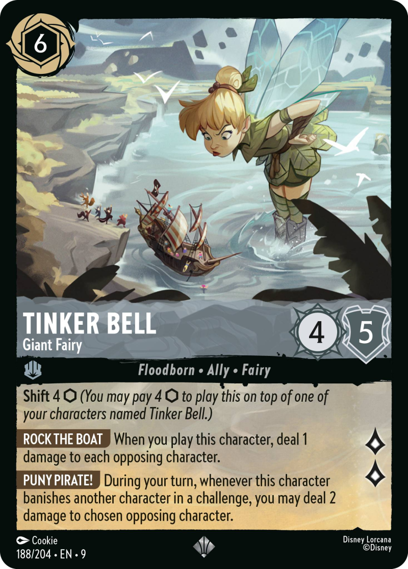 9FAB-188 Tinker Bell - Giant Fairy SR