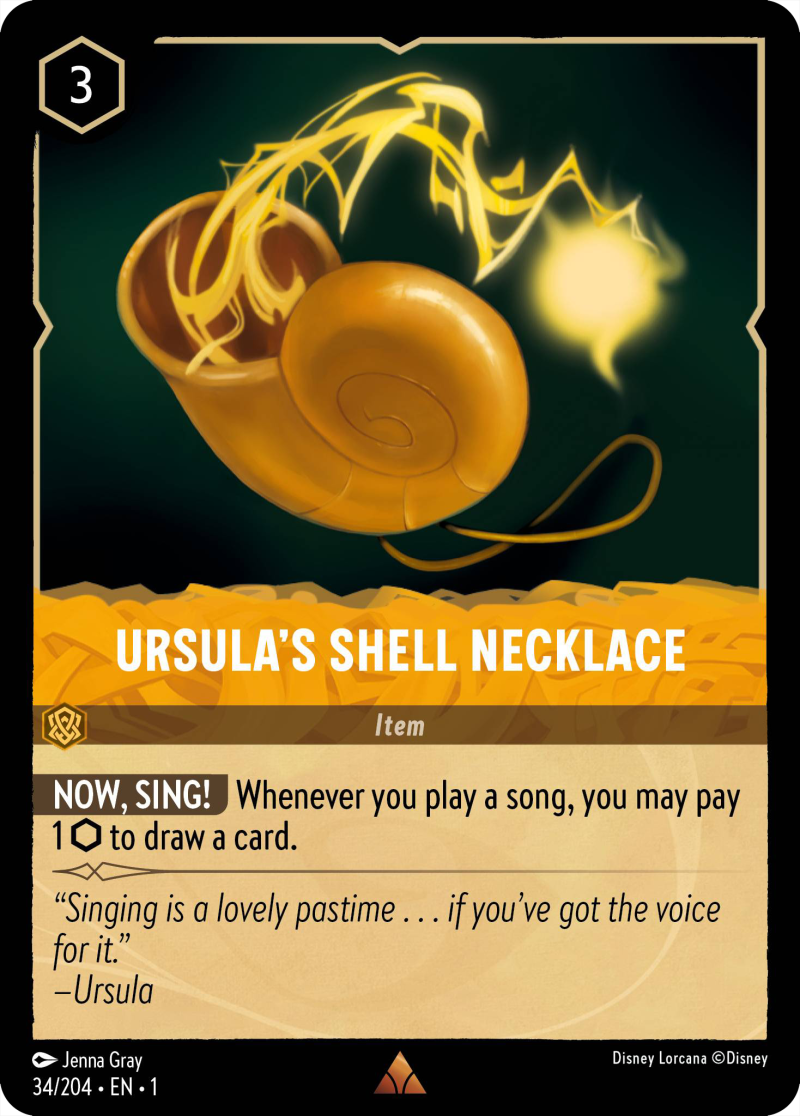1TFC-34 Ursula's Shell Necklace R