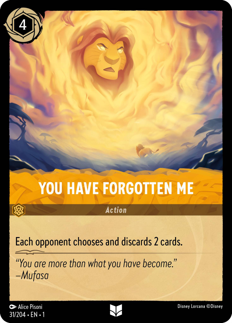 1TFC-31 You Have Forgotten Me UC