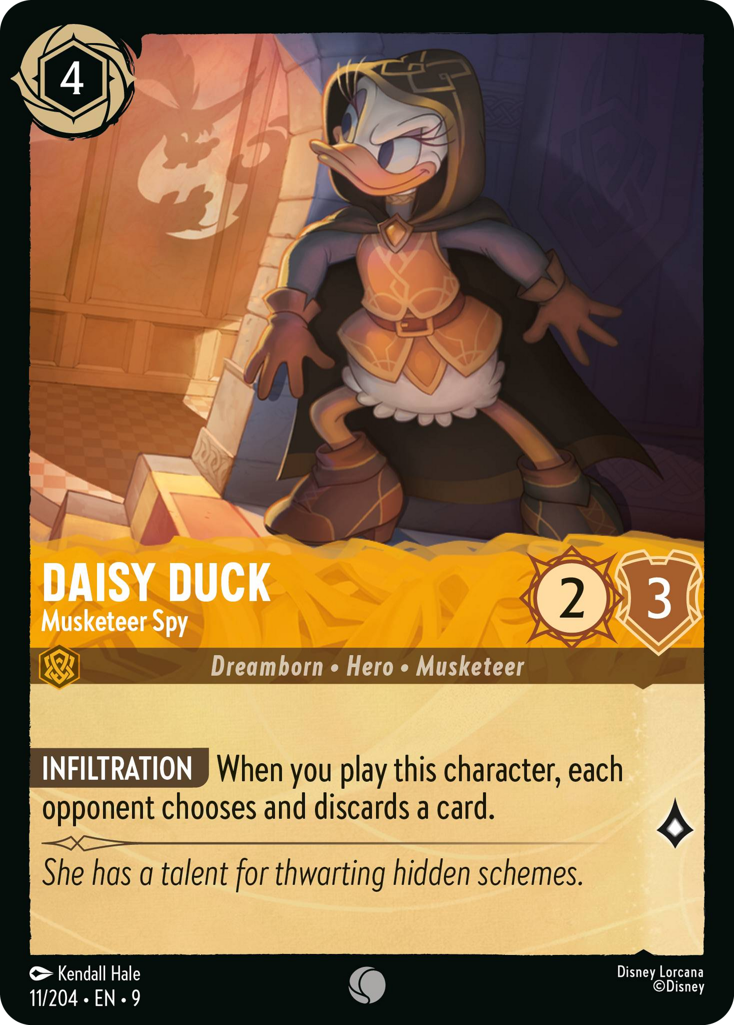 9FAB-11 Daisy Duck - Musketeer Spy C
