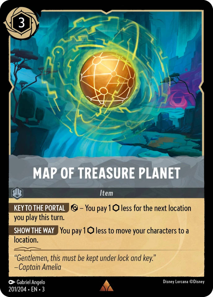 3INK-201 Map of Treasure Planet R