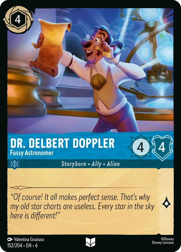 6AZS-152 Dr. Delbert Doppler - Fussy Astronomer UC