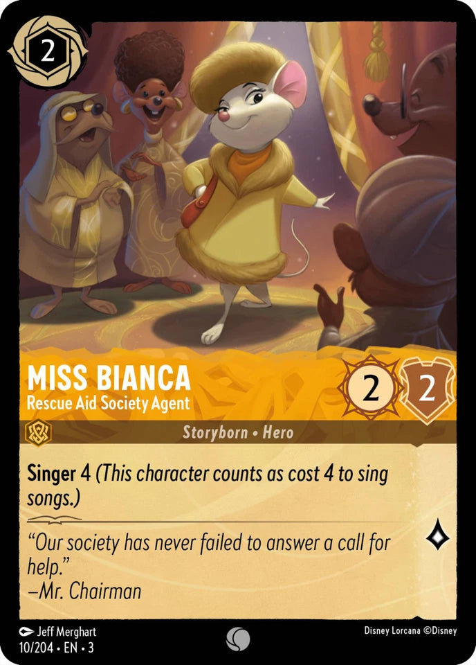 3INK-10 Miss Bianca - International Rescue Aid Society Agent C