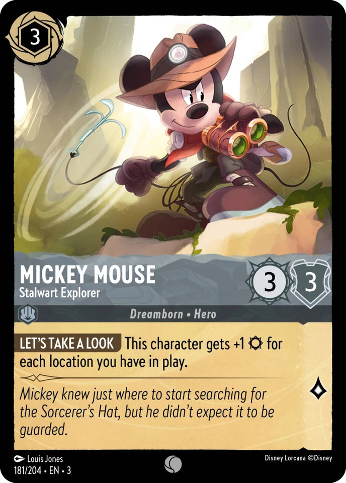 3INK-181 Mickey Mouse - Stalwart Explorer C
