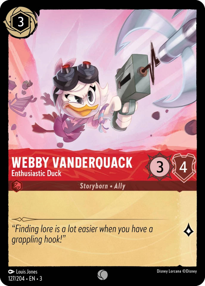 3INK-127 Webby Vanderquack - Enthusiastic Duck C