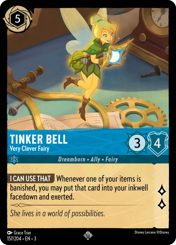 3INK-157 Tinker Bell - Very Clever Fairy SR