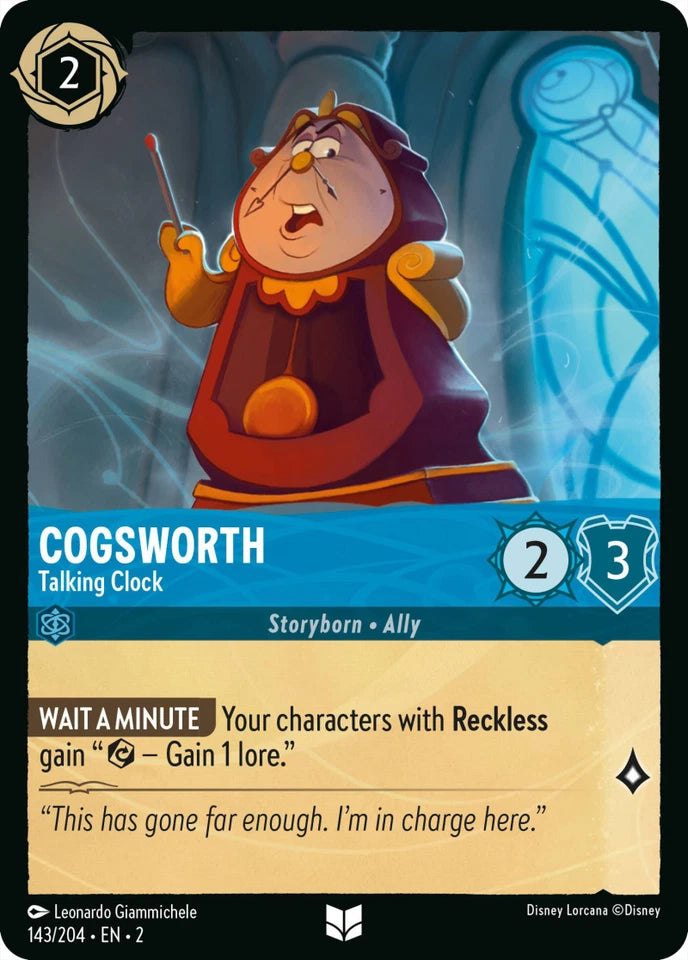 2ROF-143 Cogsworth - Talking Clock UC