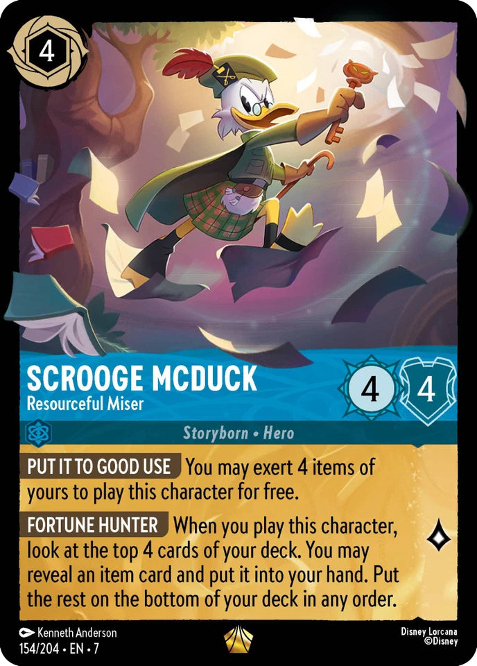 7ARI-154 Scrooge McDuck - Resourceful Miser L