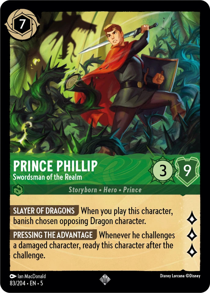 5SSK-83 Prince Phillip - Swordsman of the Realm SR