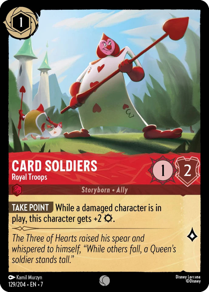 7ARI-129 Card Soldiers - Royal Troops C