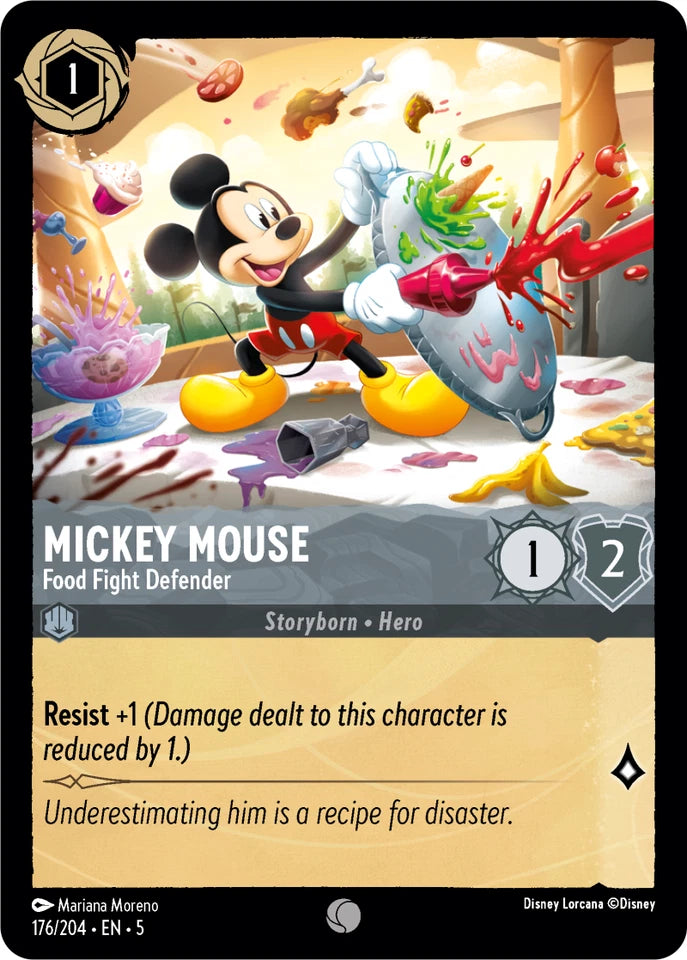 5SSK-176 Mickey Mouse - Food Fight Defender C