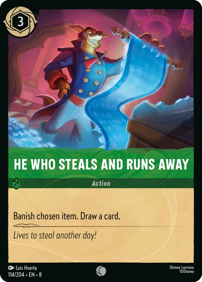 8JAF-114 He Who Steals and Runs Away C
