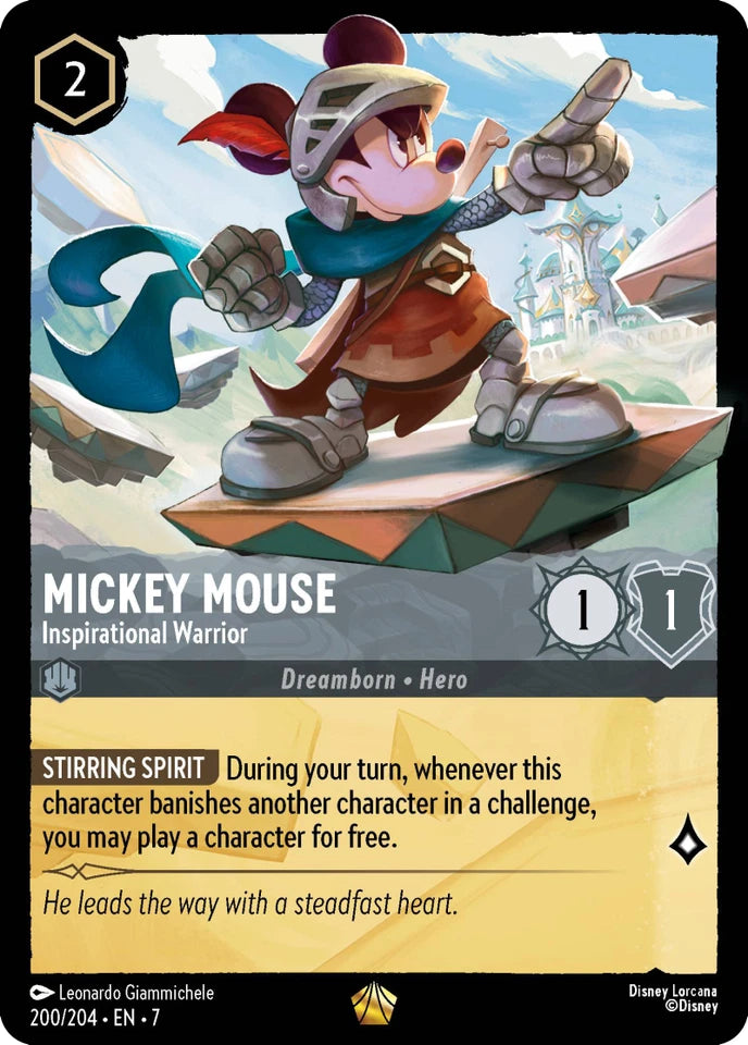 7ARI-200 Mickey Mouse - Inspirational Warrior L