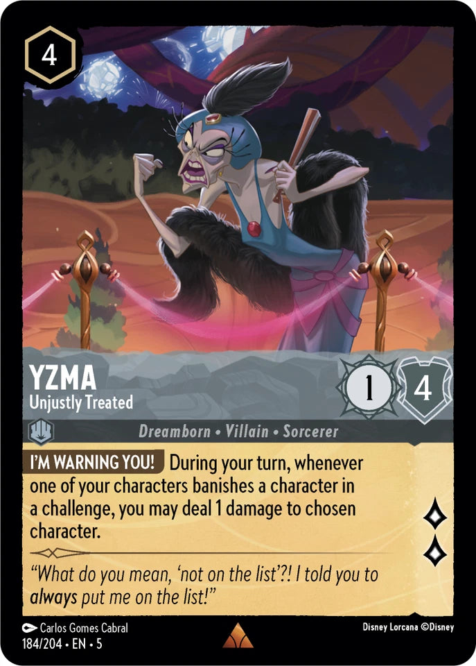 5SSK-184 Yzma - Unjustly Treated R