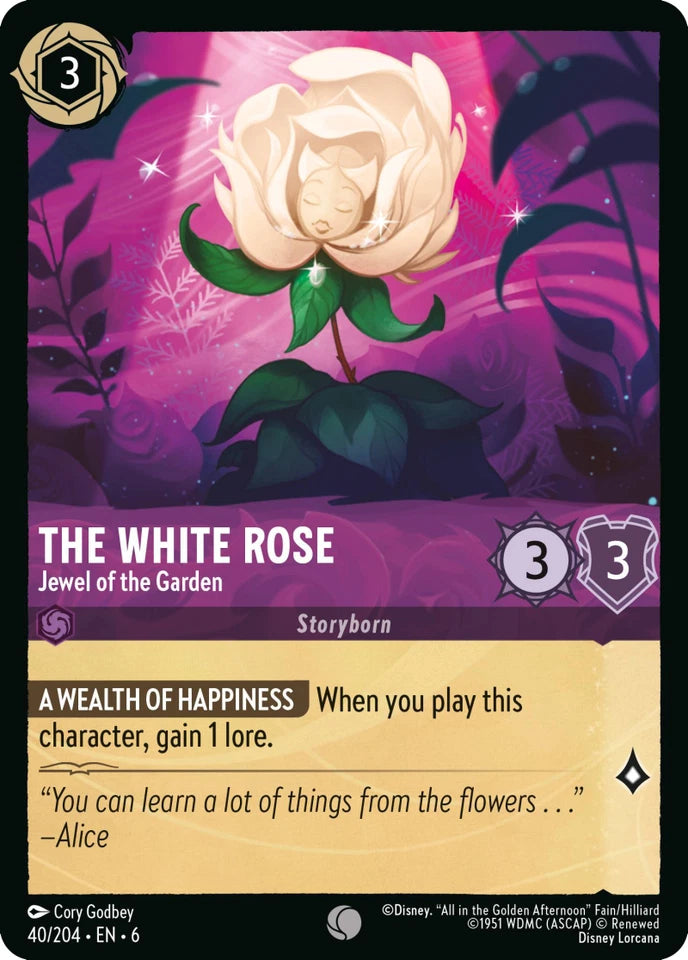 6AZS-40 The White Rose - Jewel of the Garden C