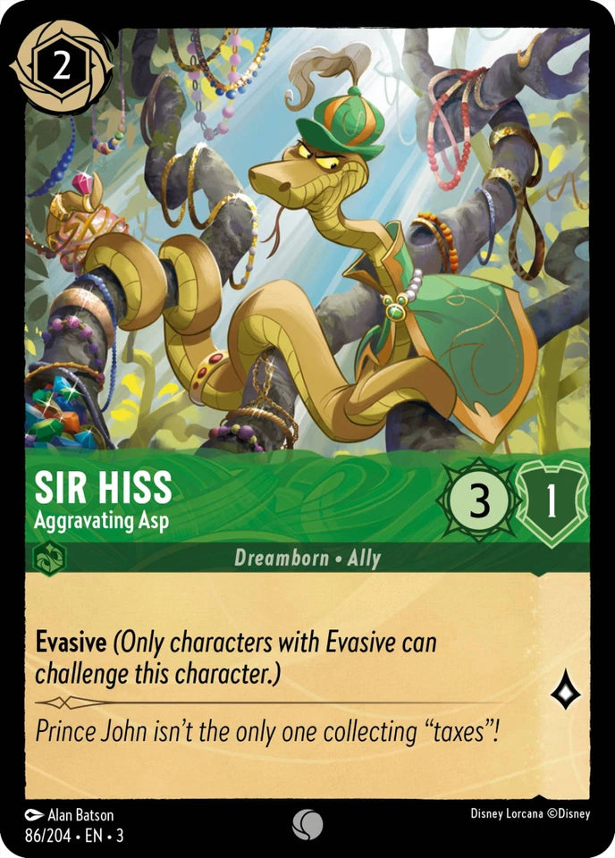 3INK-86 Sir Hiss - Aggravating Asp C