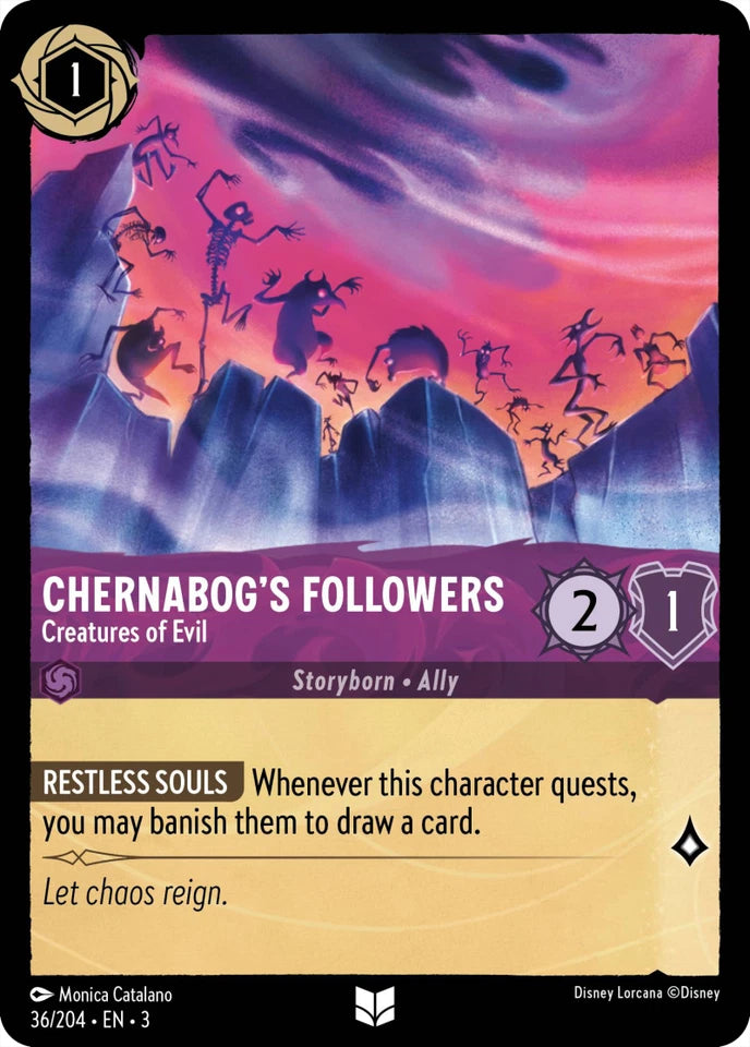 3INK-36 Chernabog's Followers - Creatures of Evil UC