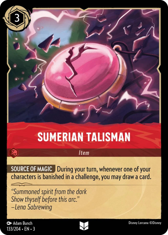 3INK-133 Sumerian Talisman UC