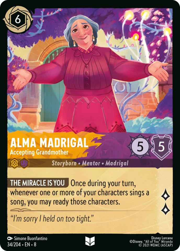 8JAF-34 Alma Madrigal - Accepting Grandmother UC