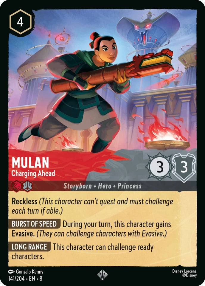 8JAF-141 Mulan - Charging Ahead SR