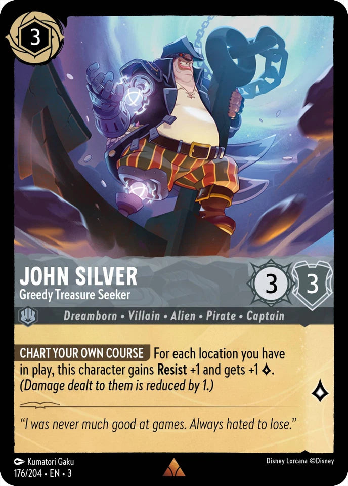3INK-176 John Silver - Greedy Treasure Seeker R