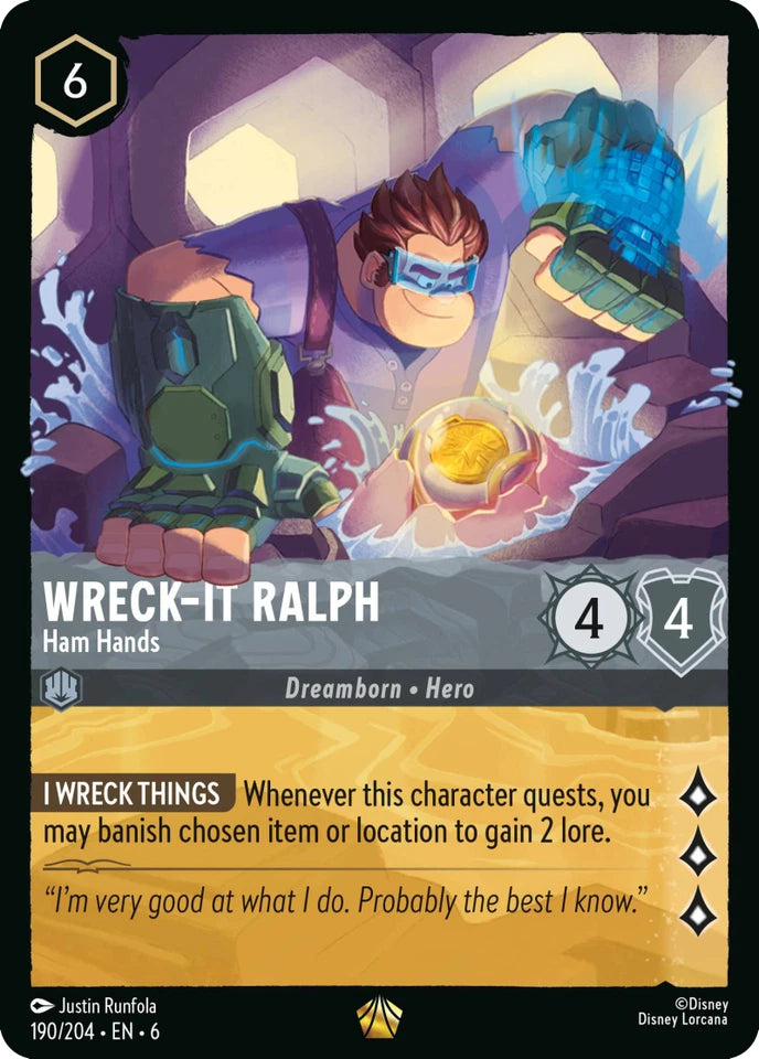 6AZS-190 Wreck-It Ralph - Ham Hands L