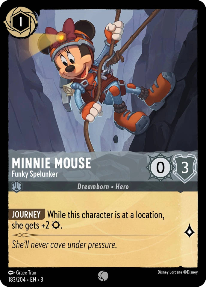 3INK-183 Minnie Mouse - Funky Spelunker C