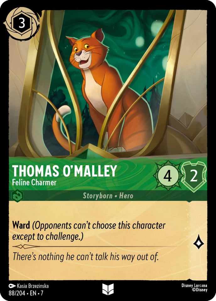 7ARI-88 Thomas O'Malley - Feline Charmer UC