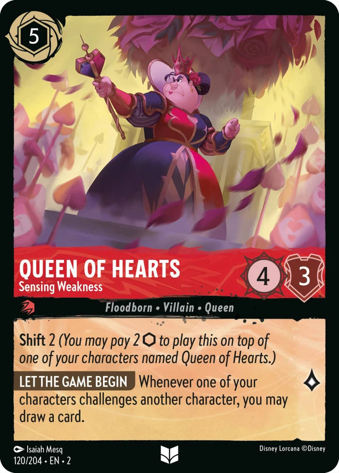 2ROF-120 Queen of Hearts - Sensing Weakness UC
