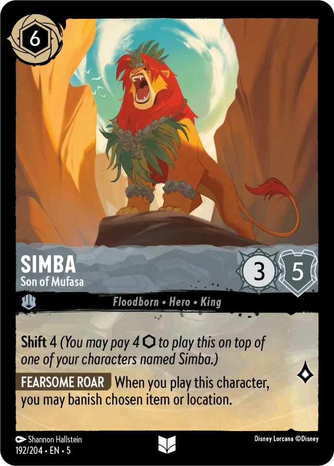 5SSK-192 Simba - Son of Mufasa UC