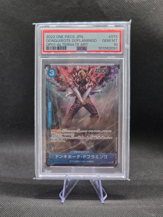 PSA 10 Donquixote Doflamingo Op01-073 Japanese
