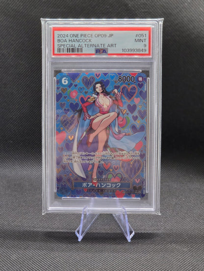 PSA 9 Boa Hancock OP07-051 OP09 Special Parallel Japanese