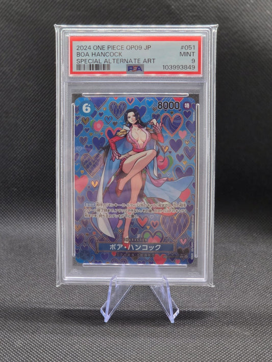PSA 9 Boa Hancock OP07-051 OP09 Special Parallel Japanese