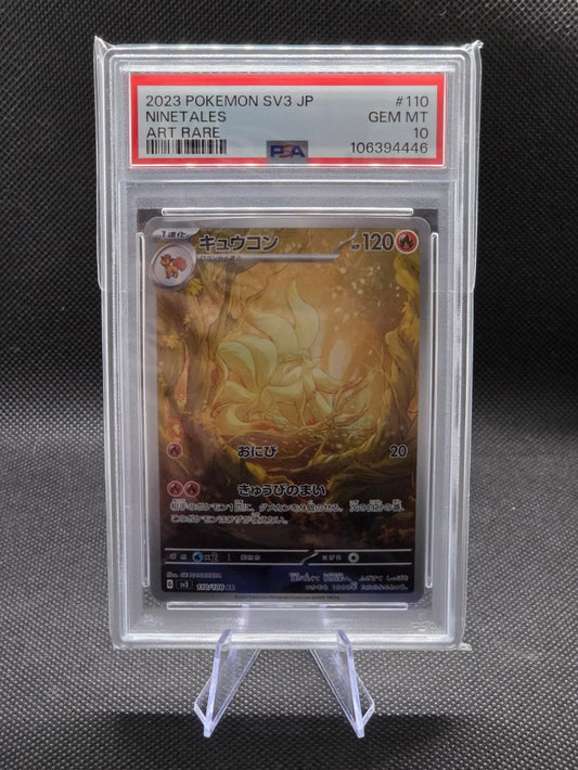 PSA 10 Ninetales 110/108 Ruler Of The Black Flame sv3 Japanese