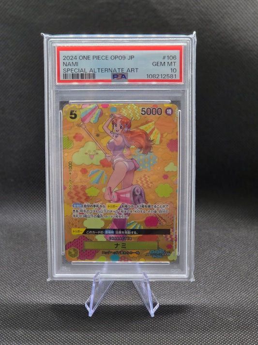 PSA 10 Nami OP08-106 SP OP09 Emperors in the New World Japanese