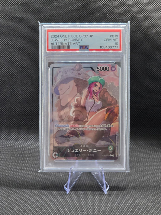 PSA 10 Jewelry Bonney OP07-019 500 Years in the Future Japanese