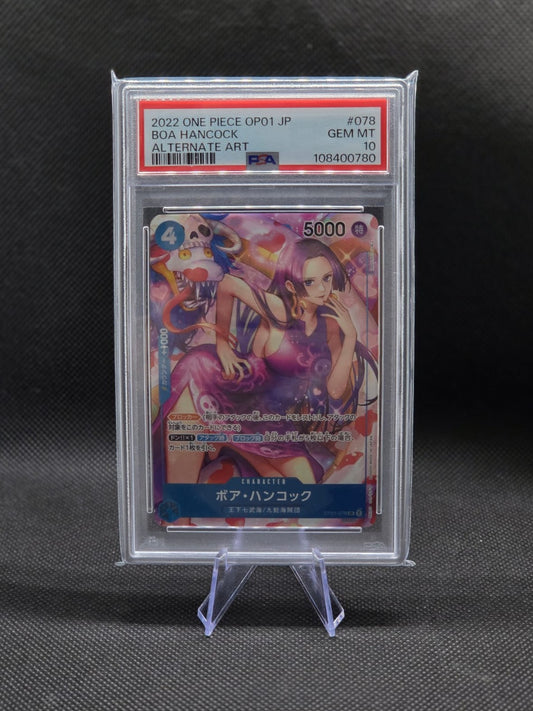 PSA 10 Boa Hancock OP01-078 Romance Dawn Japanese
